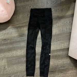 LULU lemon camo leggings full length